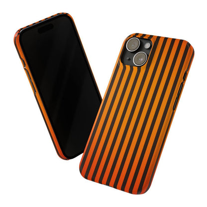 iPhone Case- Subtle Orange Stripes