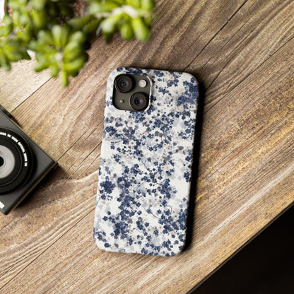 iPhone Case- White Blossom Pattern