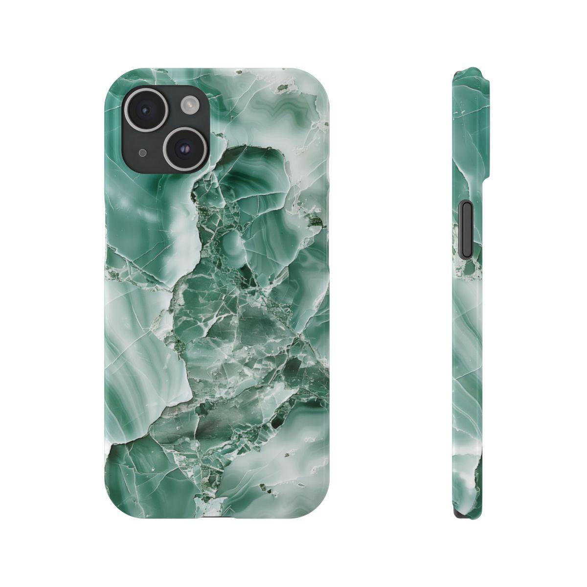 iPhone Case - Greenish Marble