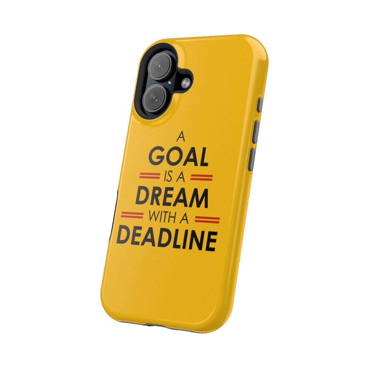 iPhone Case- Goals And Dreams Yellowish.