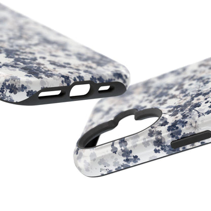 iPhone Case- White Blossom Pattern.