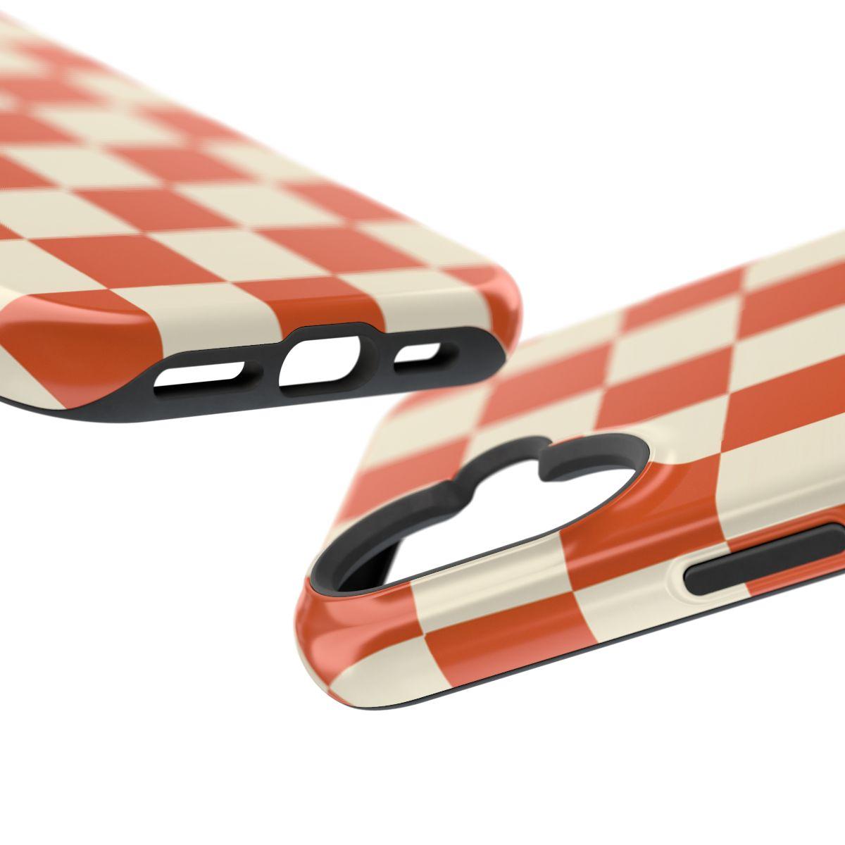 iPhone Case- Subtle Checks.