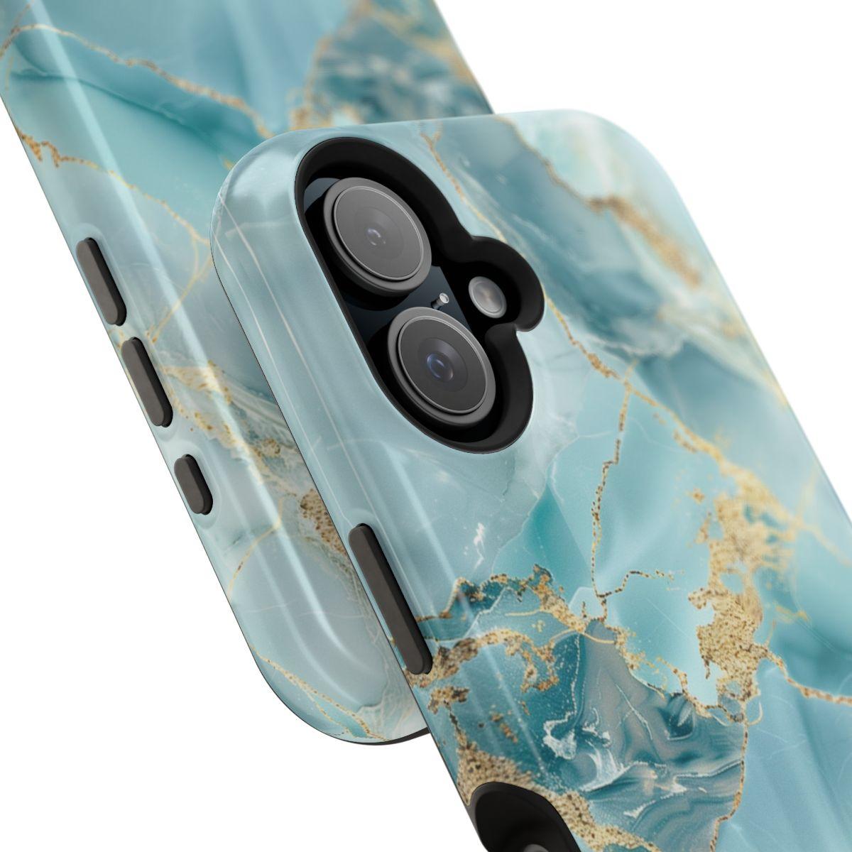 iPhone Case - Gold Grains Marble.