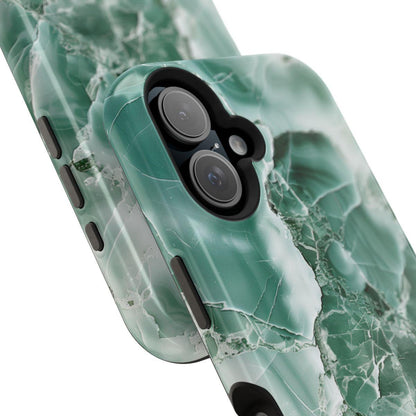 iPhone Case - Greenish Marble.