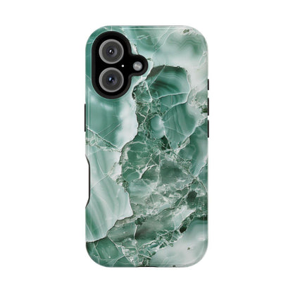 iPhone Case - Greenish Marble.