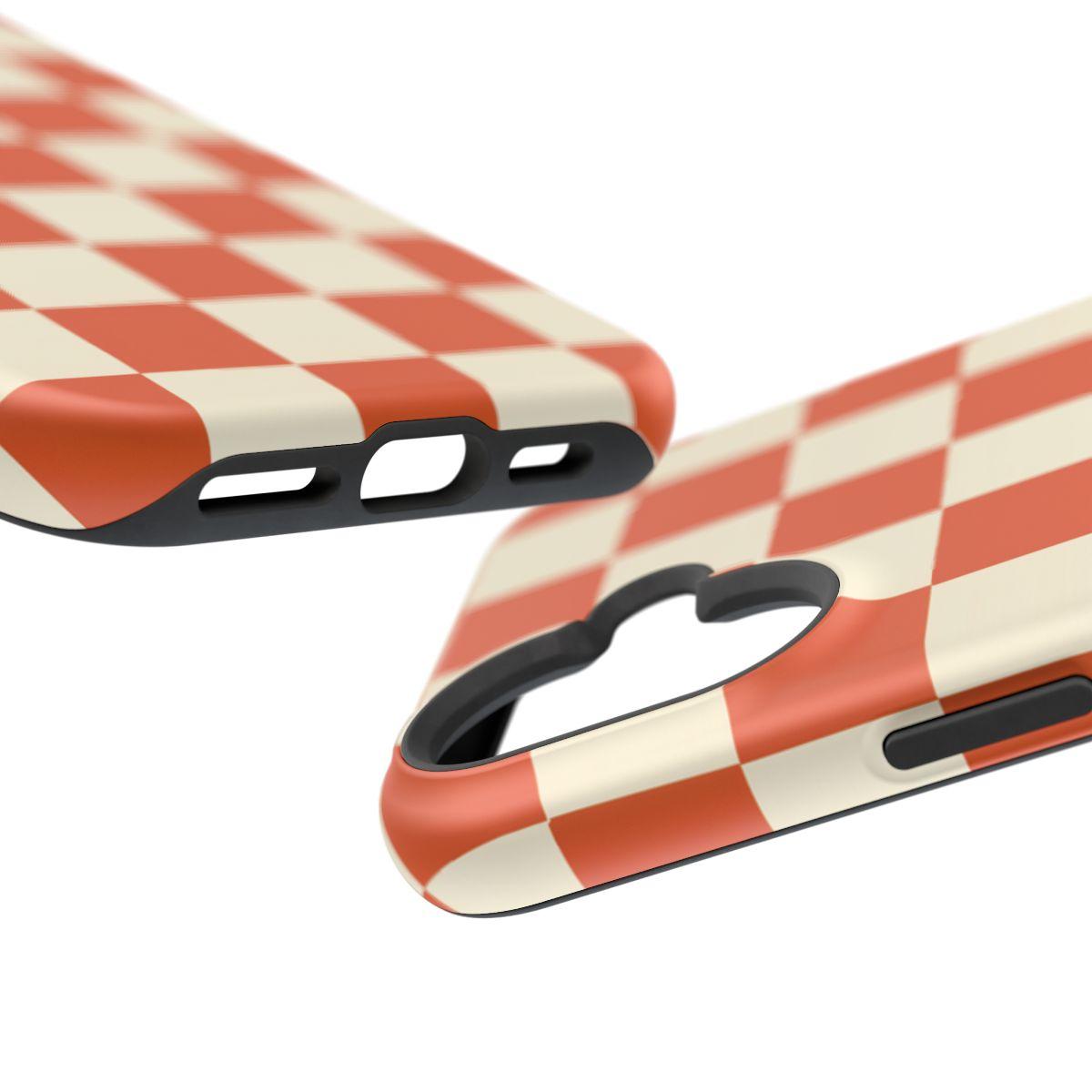 iPhone Case- Subtle Checks.