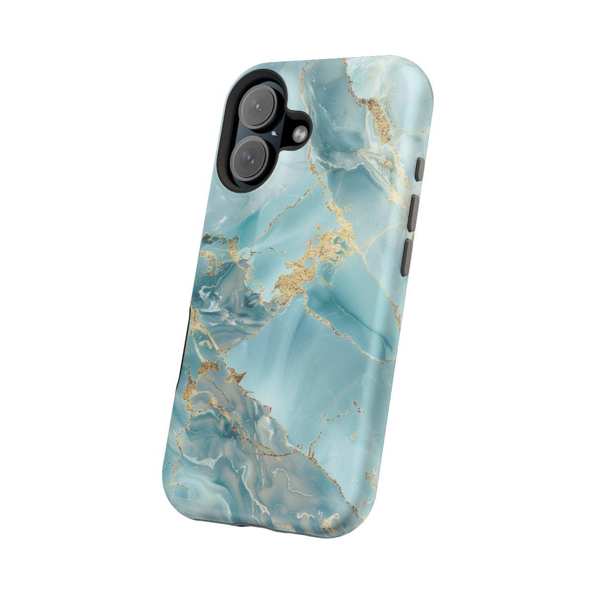 iPhone Case - Gold Grains Marble.