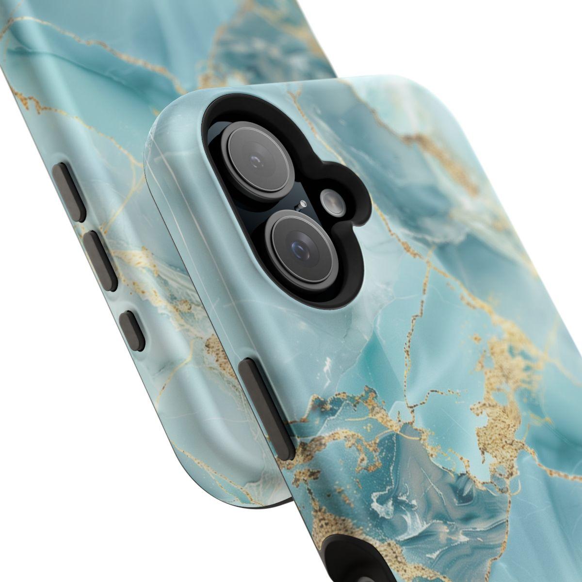 iPhone Case - Gold Grains Marble.