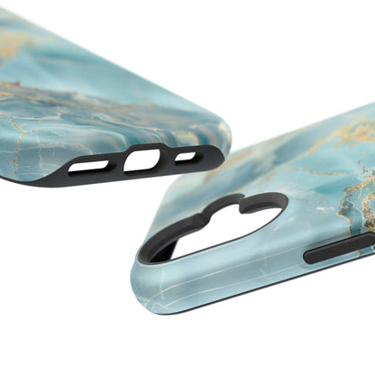 iPhone Case - Gold Grains Marble.