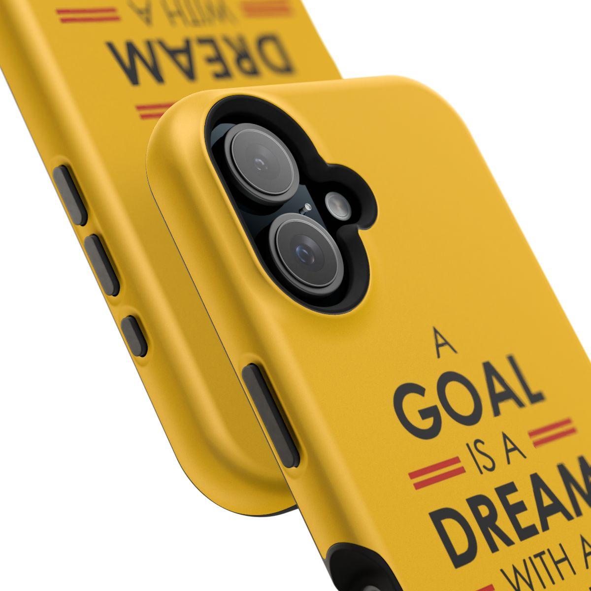 iPhone Case- Goals And Dreams Yellowish.