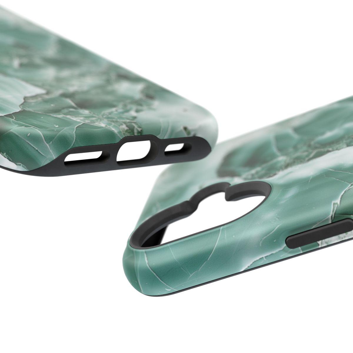 iPhone Case - Greenish Marble.