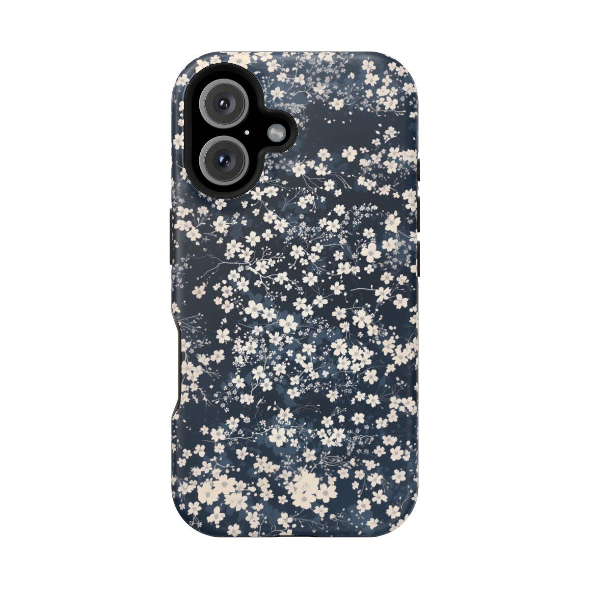 iPhone Case- Cherry Blossom Blue.