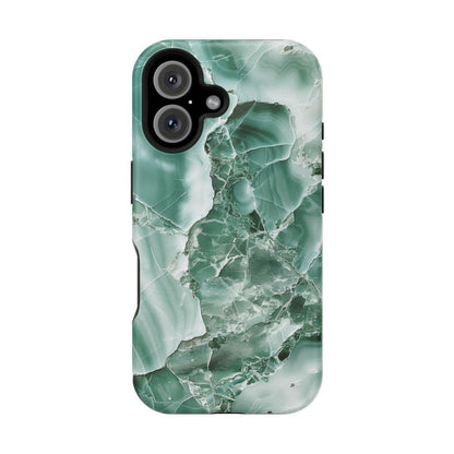 iPhone Case - Greenish Marble.