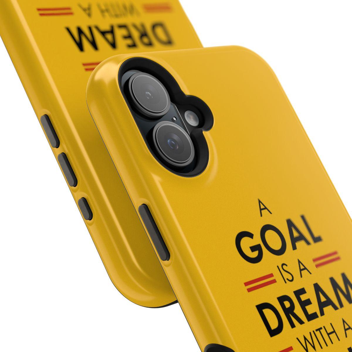 iPhone Case- Goals And Dreams Yellowish.