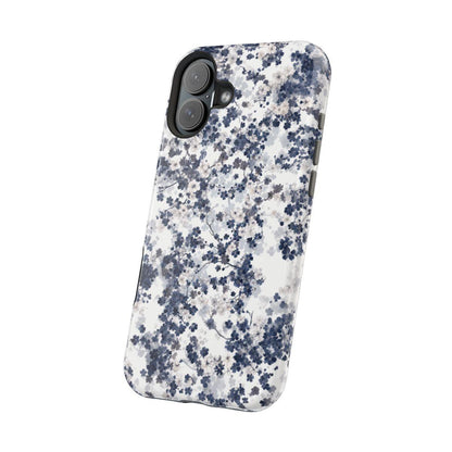 iPhone Case- White Blossom Pattern.