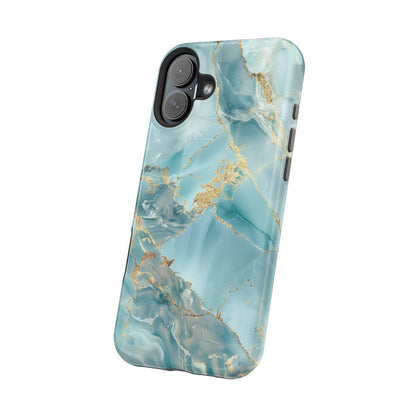 iPhone Case - Gold Grains Marble.