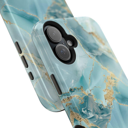 iPhone Case - Gold Grains Marble.