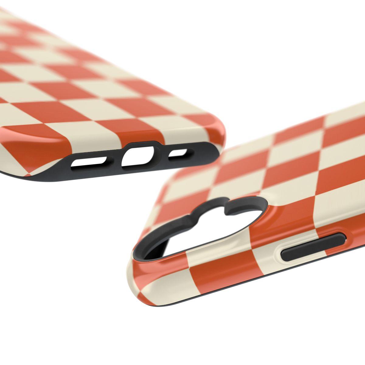 iPhone Case- Subtle Checks.