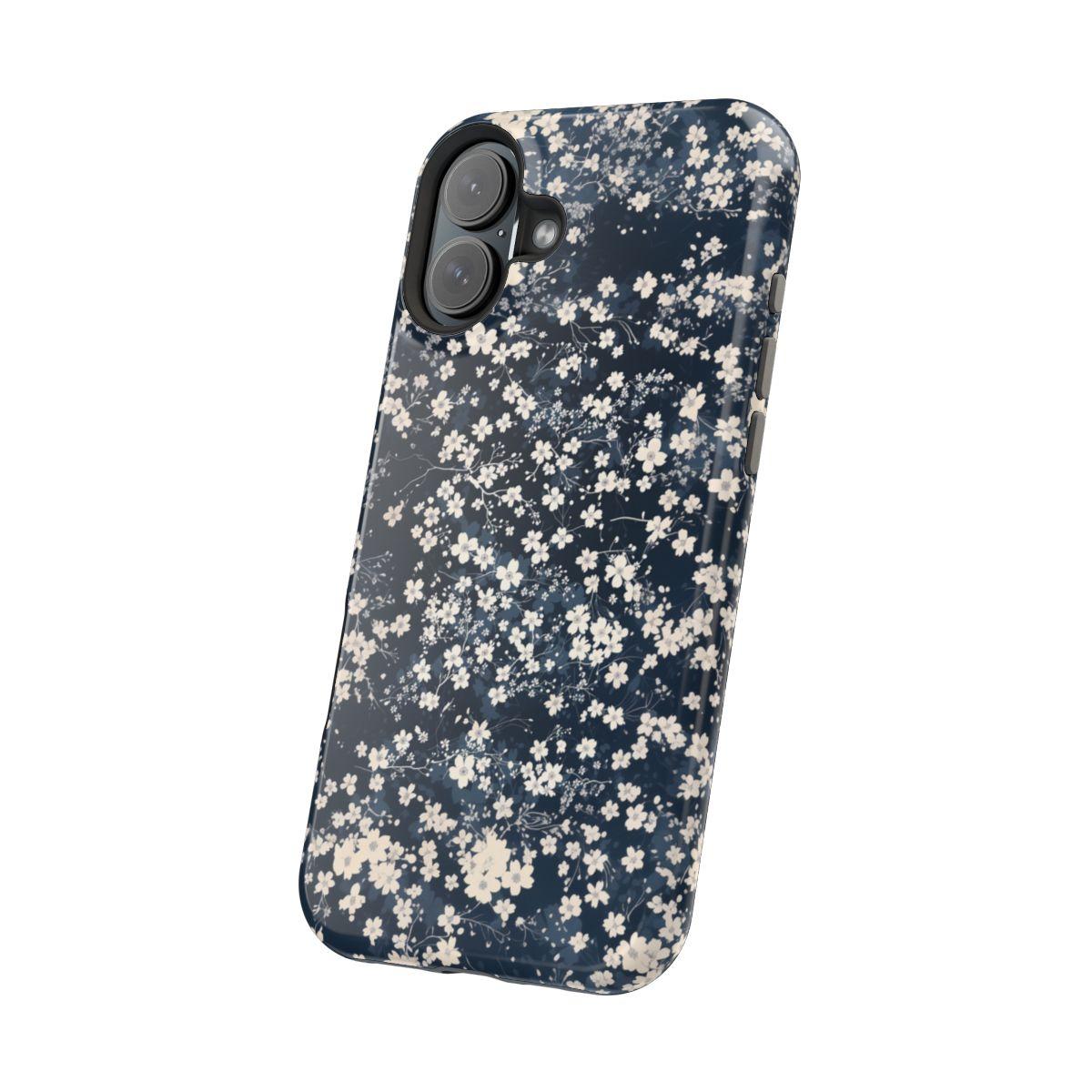 iPhone Case- Cherry Blossom Blue.