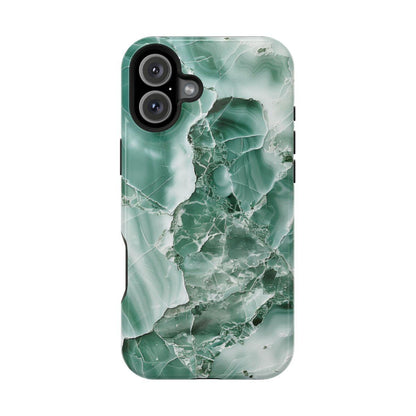 iPhone Case - Greenish Marble.