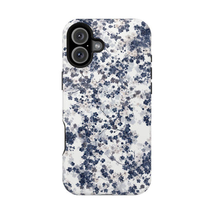 iPhone Case- White Blossom Pattern.