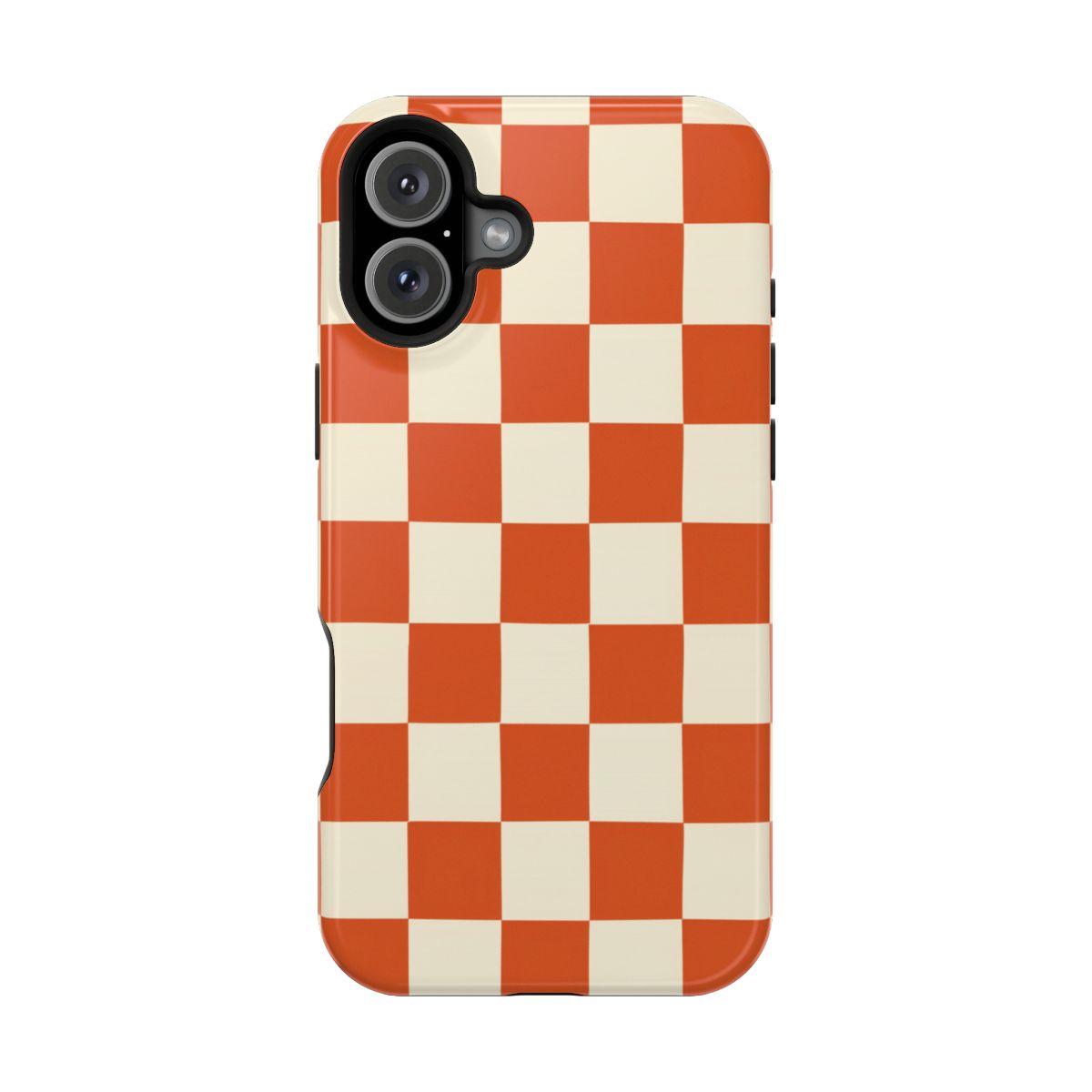 iPhone Case- Subtle Checks.