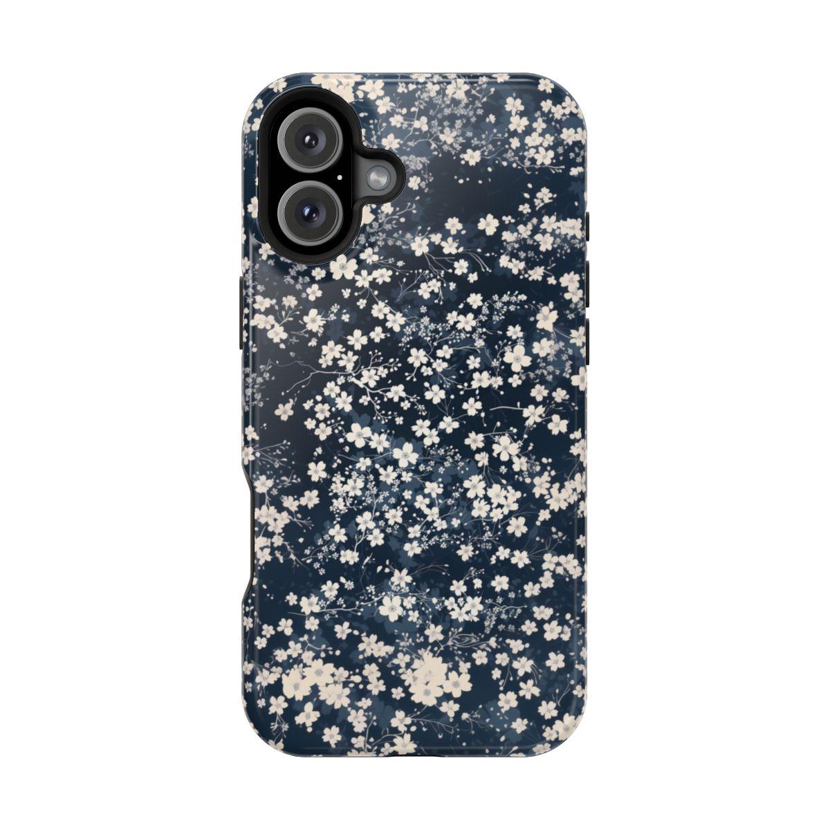 iPhone Case- Cherry Blossom Blue.