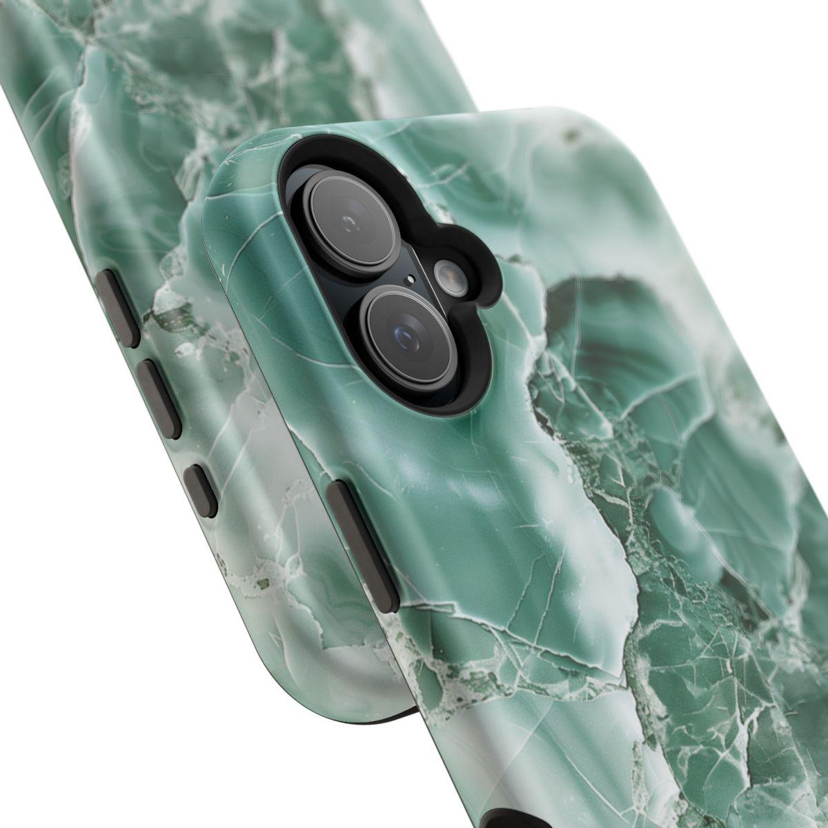 iPhone Case - Greenish Marble.