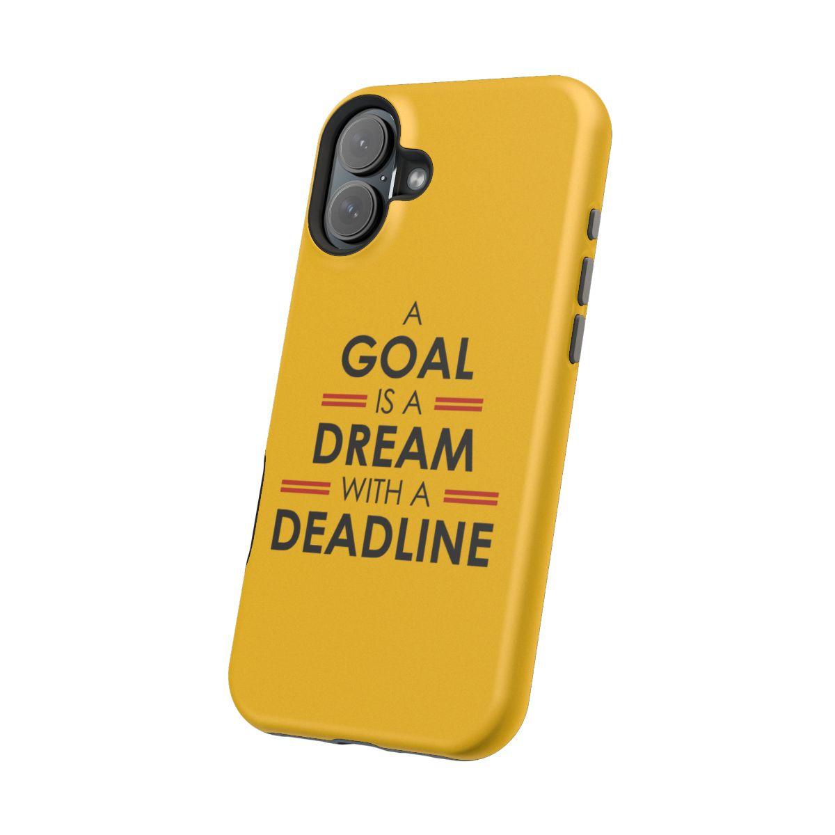 iPhone Case- Goals And Dreams Yellowish.