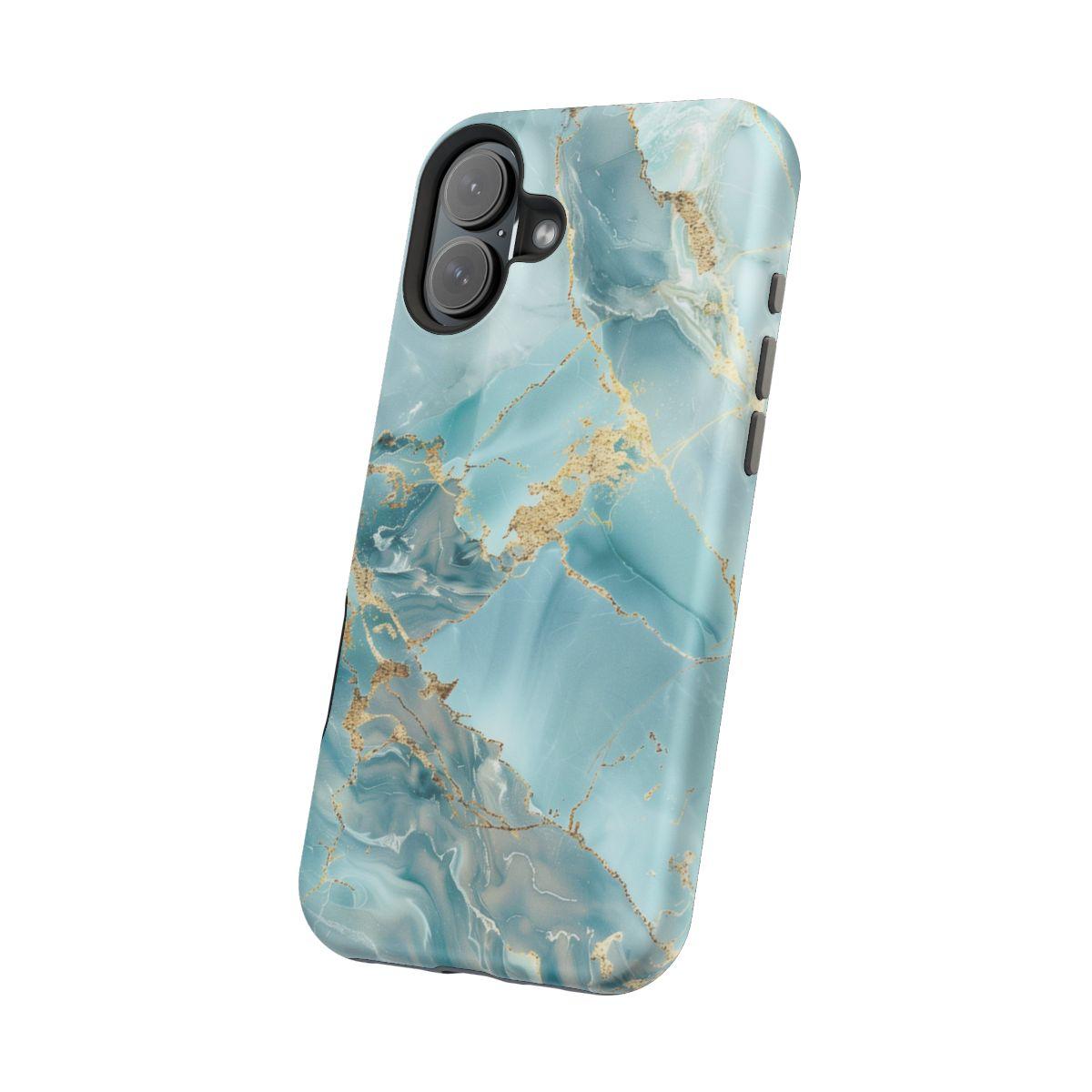 iPhone Case - Gold Grains Marble.