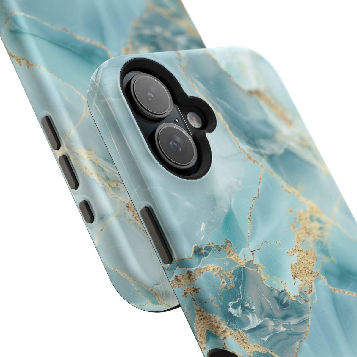 iPhone Case - Gold Grains Marble.