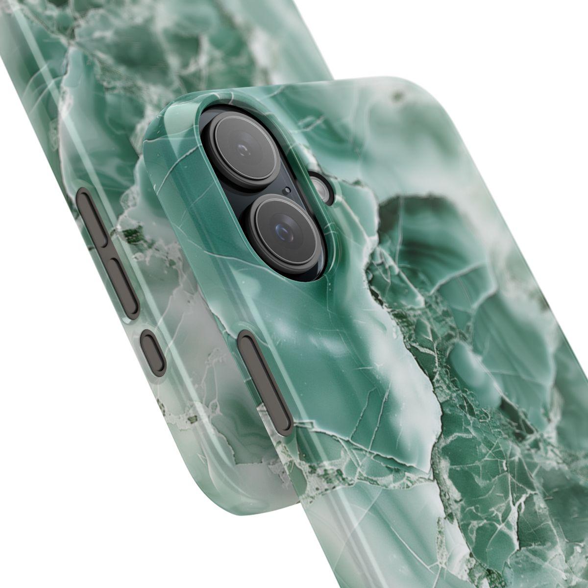 iPhone Case - Greenish Marble