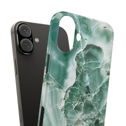 iPhone Case - Greenish Marble