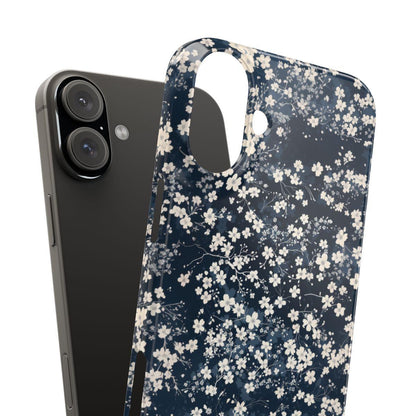 iPhone Case- Cherry Blossom Blue