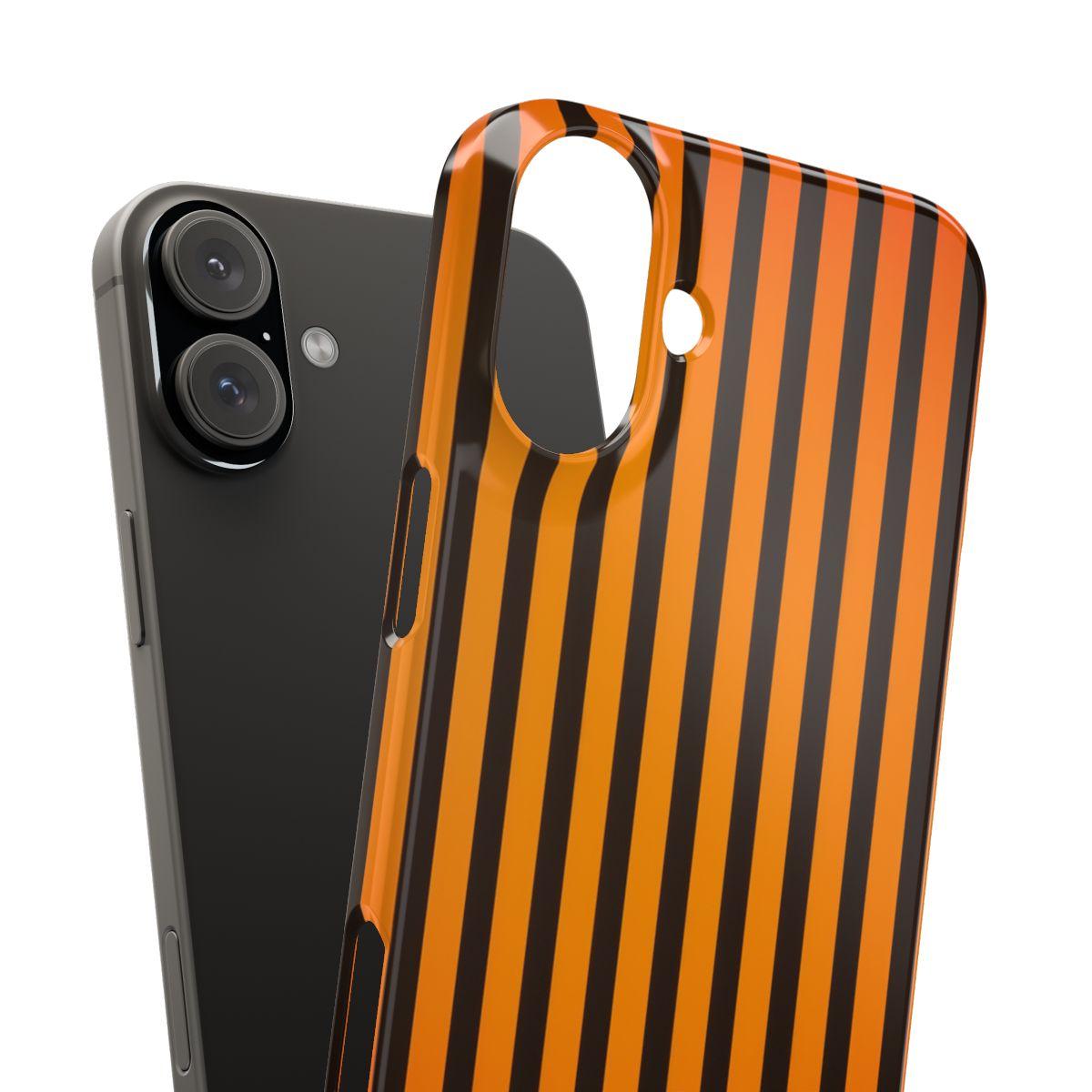 iPhone Case- Subtle Orange Stripes