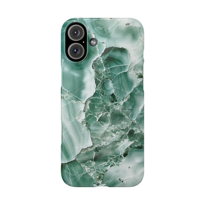 iPhone Case - Greenish Marble