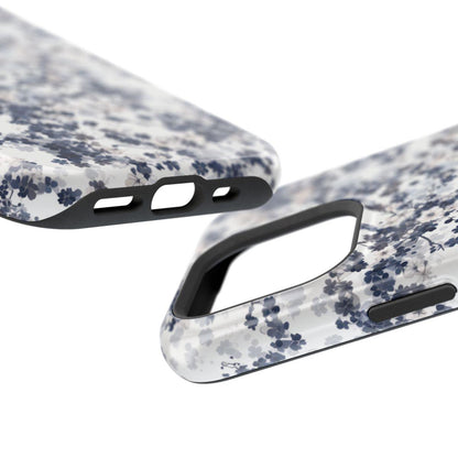 iPhone Case- White Blossom Pattern.