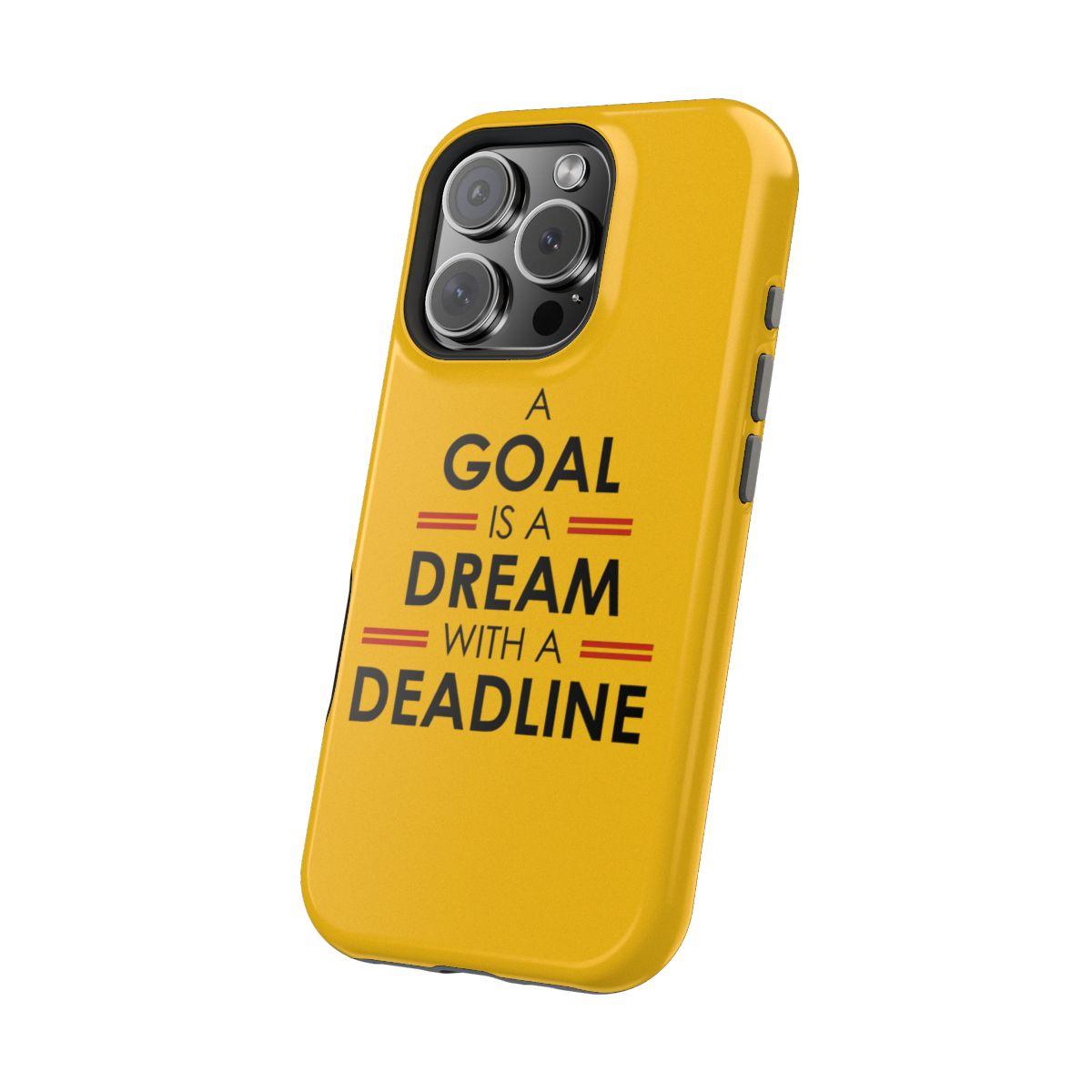 iPhone Case- Goals And Dreams Yellowish.