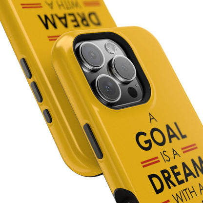 iPhone Case- Goals And Dreams Yellowish.