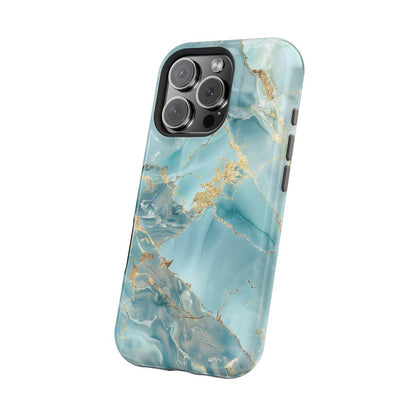 iPhone Case - Gold Grains Marble.