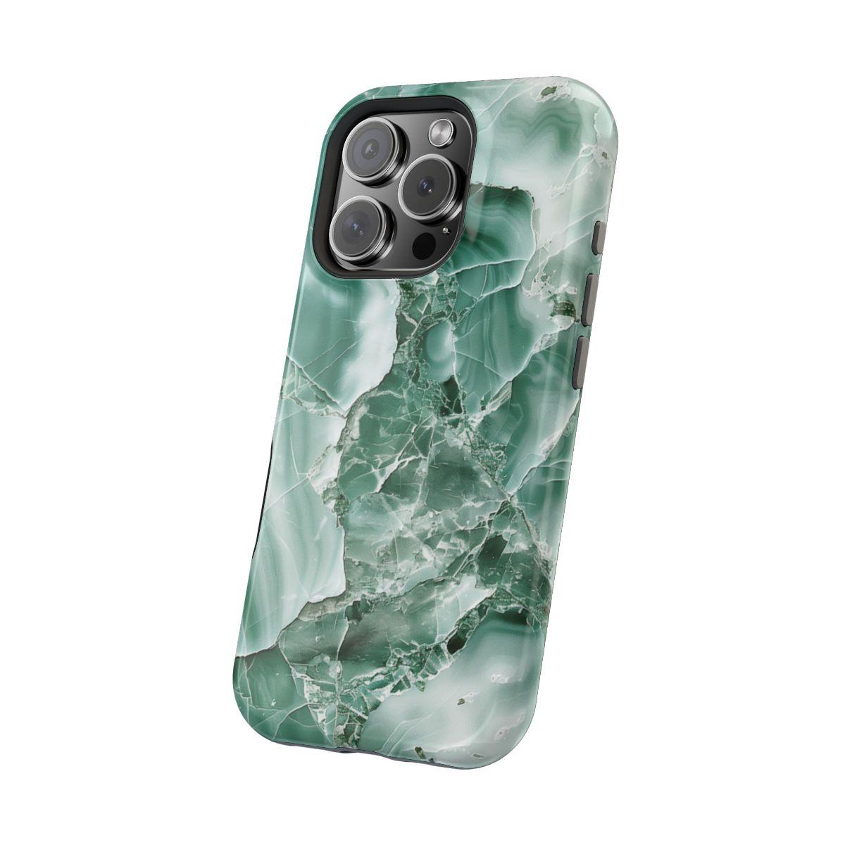 iPhone Case - Greenish Marble.