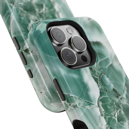 iPhone Case - Greenish Marble.