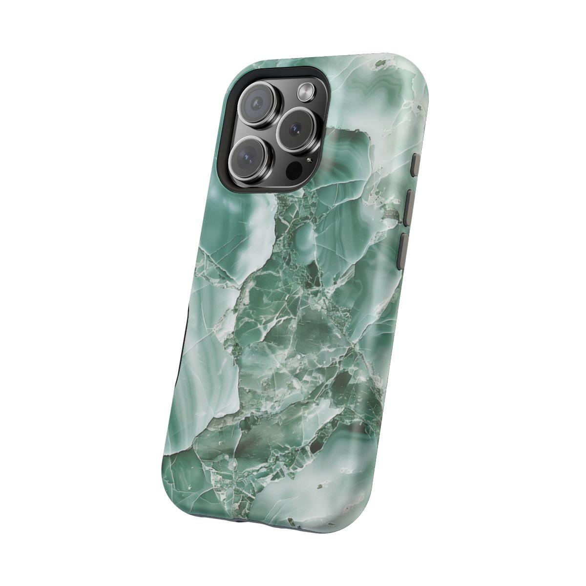 iPhone Case - Greenish Marble.