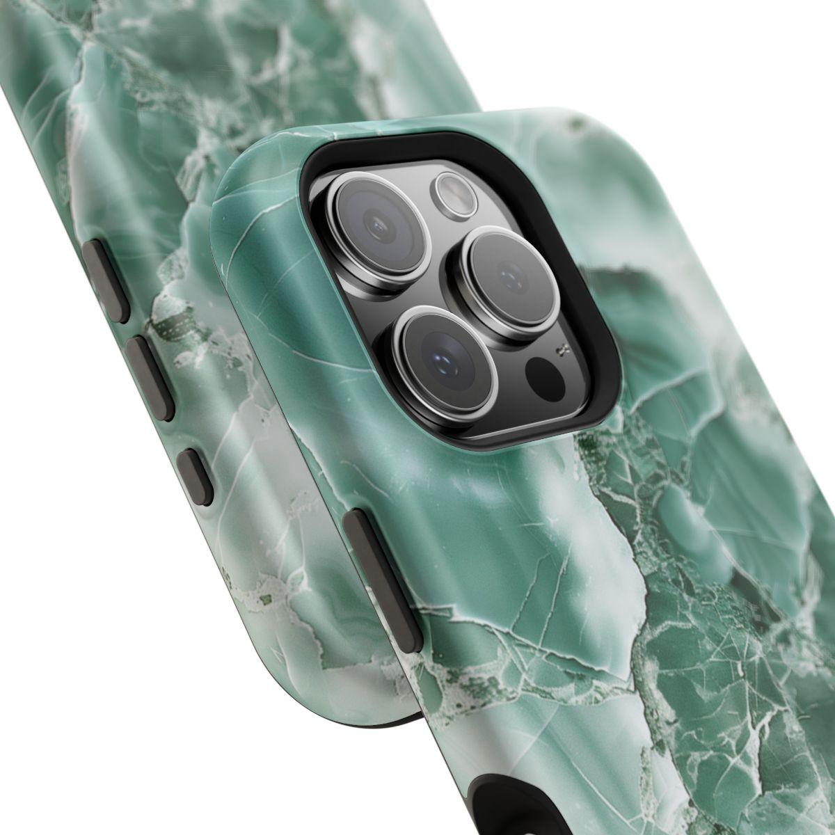 iPhone Case - Greenish Marble.