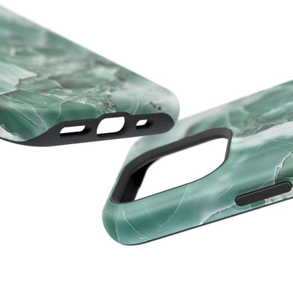 iPhone Case - Greenish Marble.