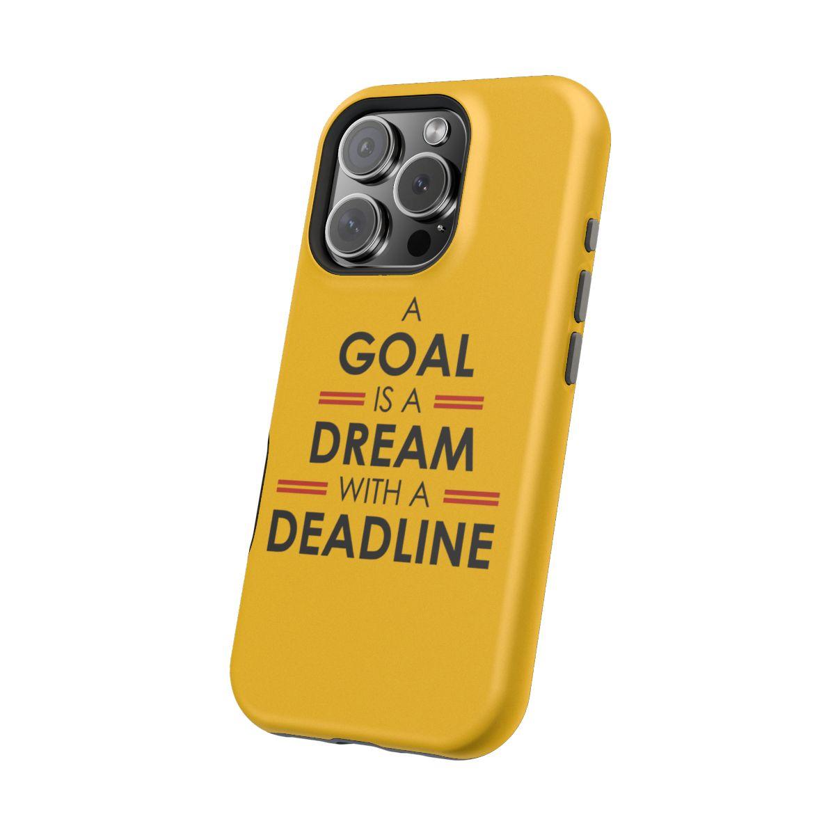 iPhone Case- Goals And Dreams Yellowish.