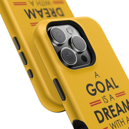 iPhone Case- Goals And Dreams Yellowish.