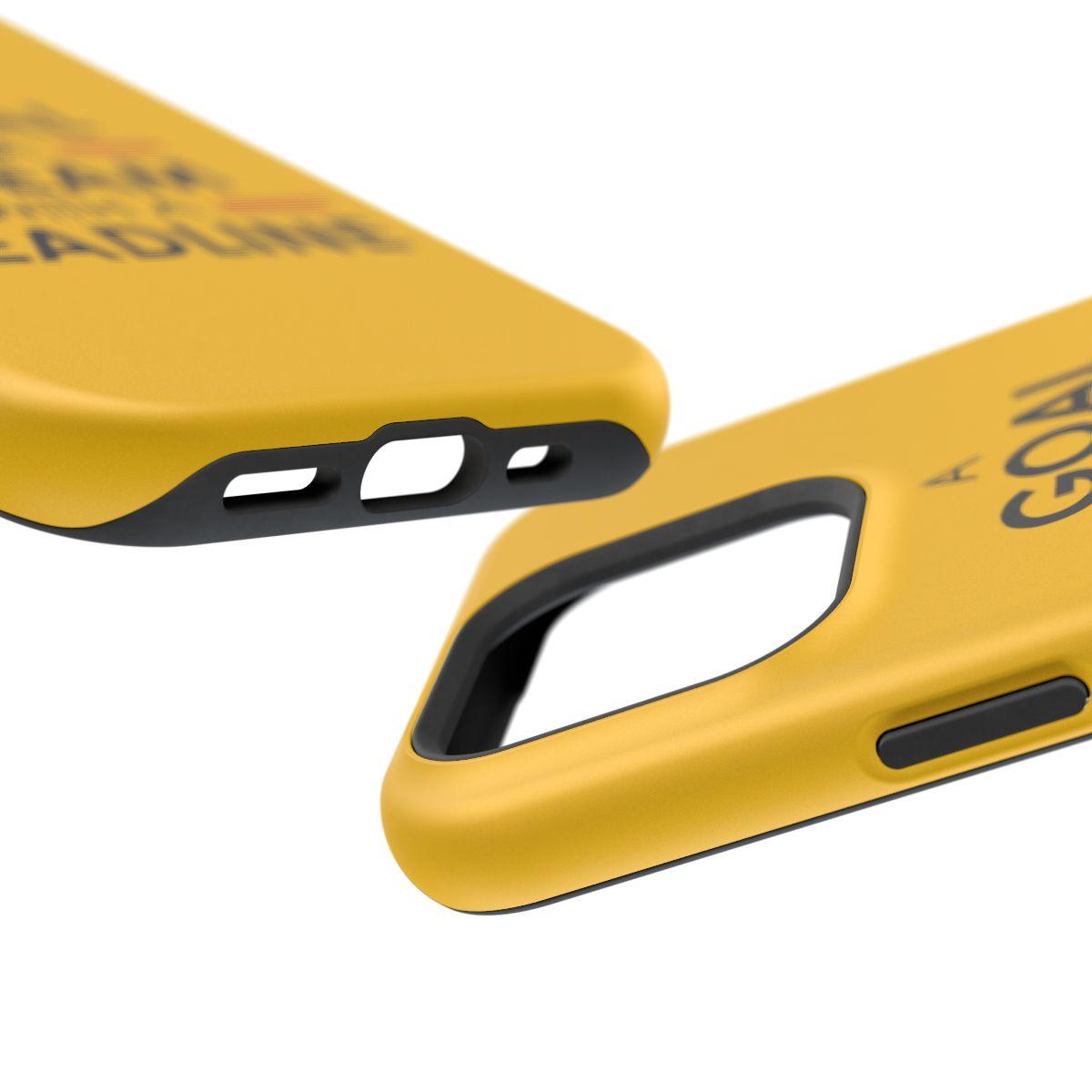 iPhone Case- Goals And Dreams Yellowish.