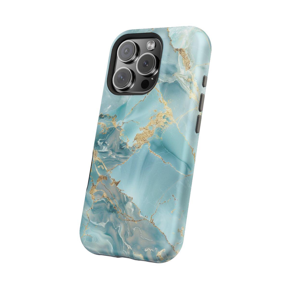 iPhone Case - Gold Grains Marble.