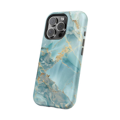 iPhone Case - Gold Grains Marble.